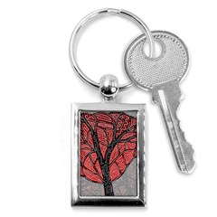 Decorative Tree 1 Key Chains (rectangle) 