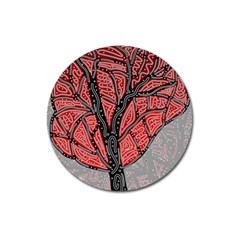 Decorative Tree 1 Magnet 3  (round) by Valentinaart