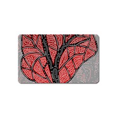 Decorative Tree 1 Magnet (name Card) by Valentinaart