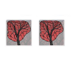 Decorative Tree 1 Cufflinks (square)