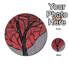 Decorative Tree 1 Multi-purpose Cards (round) 