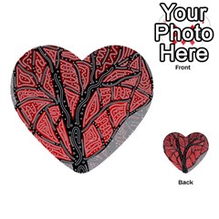 Decorative Tree 1 Multi-purpose Cards (heart)  by Valentinaart