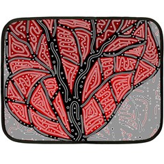 Decorative Tree 1 Double Sided Fleece Blanket (mini) 