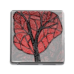 Decorative Tree 1 Memory Card Reader (square)