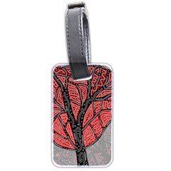 Decorative Tree 1 Luggage Tags (two Sides)