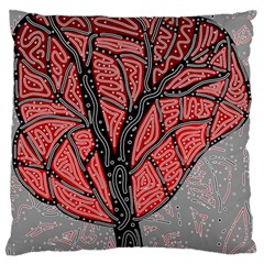 Decorative Tree 1 Large Flano Cushion Case (two Sides) by Valentinaart