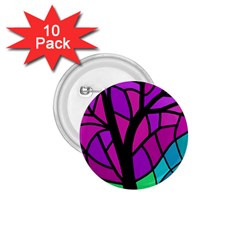 Decorative Tree 2 1 75  Buttons (10 Pack)