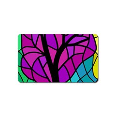 Decorative Tree 2 Magnet (name Card) by Valentinaart