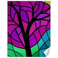 Decorative Tree 2 Canvas 12  X 16   by Valentinaart