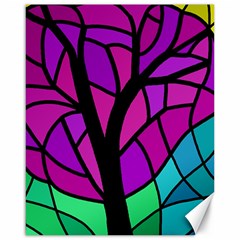 Decorative Tree 2 Canvas 16  X 20  