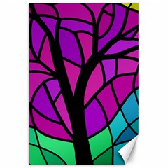 Decorative Tree 2 Canvas 20  X 30   by Valentinaart