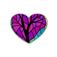 Decorative Tree 2 Heart Coaster (4 Pack)  by Valentinaart