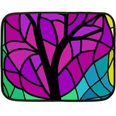 Decorative Tree 2 Fleece Blanket (mini)