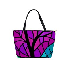 Decorative Tree 2 Shoulder Handbags