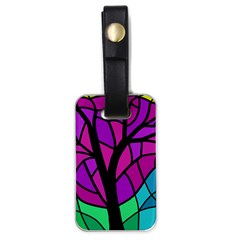 Decorative Tree 2 Luggage Tags (one Side) 