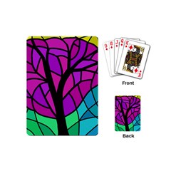 Decorative Tree 2 Playing Cards (mini) 