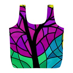 Decorative Tree 2 Full Print Recycle Bags (l)  by Valentinaart