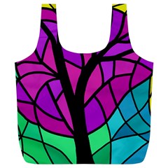 Decorative Tree 2 Full Print Recycle Bags (l)  by Valentinaart