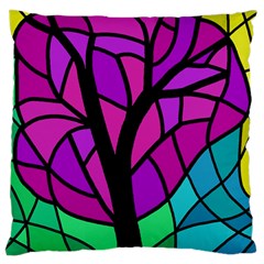 Decorative Tree 2 Standard Flano Cushion Case (one Side)