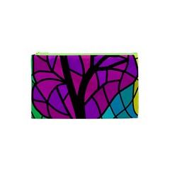 Decorative Tree 2 Cosmetic Bag (xs) by Valentinaart