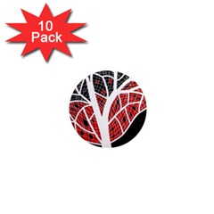 Decorative tree 3 1  Mini Magnet (10 pack) 