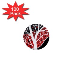 Decorative tree 3 1  Mini Buttons (100 pack) 