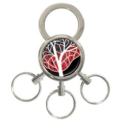 Decorative Tree 3 3-ring Key Chains