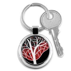 Decorative Tree 3 Key Chains (round)  by Valentinaart