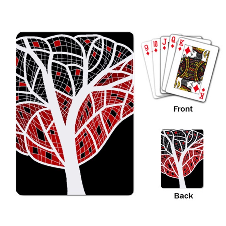 Decorative tree 3 Playing Card