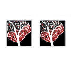 Decorative Tree 3 Cufflinks (square)