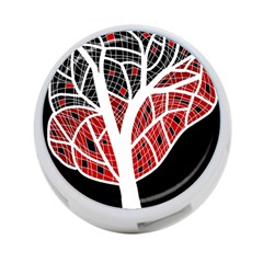 Decorative Tree 3 4-port Usb Hub (one Side)