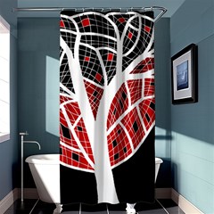 Decorative tree 3 Shower Curtain 36  x 72  (Stall) 