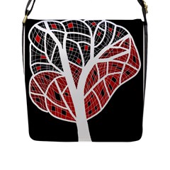 Decorative tree 3 Flap Messenger Bag (L) 