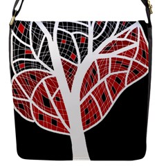 Decorative tree 3 Flap Messenger Bag (S)