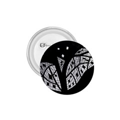 Black And White Tree 1 75  Buttons by Valentinaart