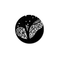 Black And White Tree Golf Ball Marker (10 Pack)