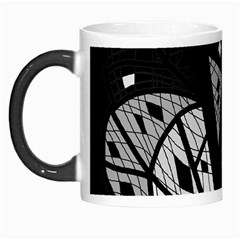 Black And White Tree Morph Mugs by Valentinaart