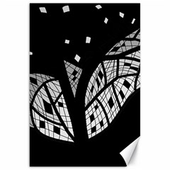 Black And White Tree Canvas 20  X 30  