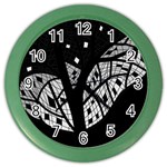 Black and white tree Color Wall Clocks Front