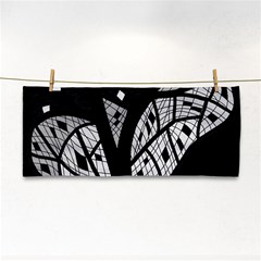 Black And White Tree Hand Towel