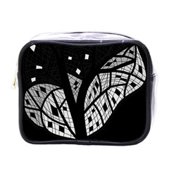 Black And White Tree Mini Toiletries Bags