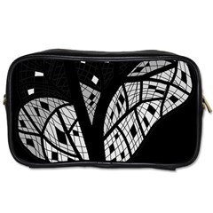 Black And White Tree Toiletries Bags