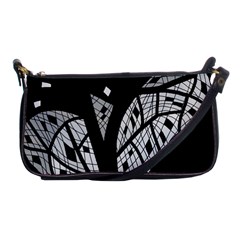 Black And White Tree Shoulder Clutch Bags