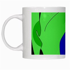 Alien By Moma White Mugs