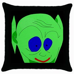 Alien By Moma Throw Pillow Case (black)