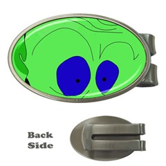 Alien By Moma Money Clips (oval)  by Valentinaart