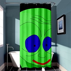 Alien By Moma Shower Curtain 36  X 72  (stall) 