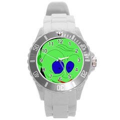 Alien By Moma Round Plastic Sport Watch (l)