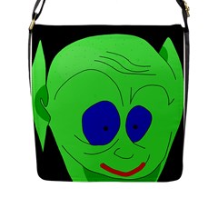 Alien By Moma Flap Messenger Bag (l) 