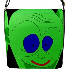 Alien By Moma Flap Messenger Bag (s) by Valentinaart